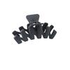 Fashionable N-shaped Large Frosted Spray-painted Plastic Hair Clip for Ladies' Hair