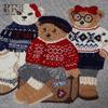 Teenie Weenie 2025 Winter Women's Cartoon Bear Sweater