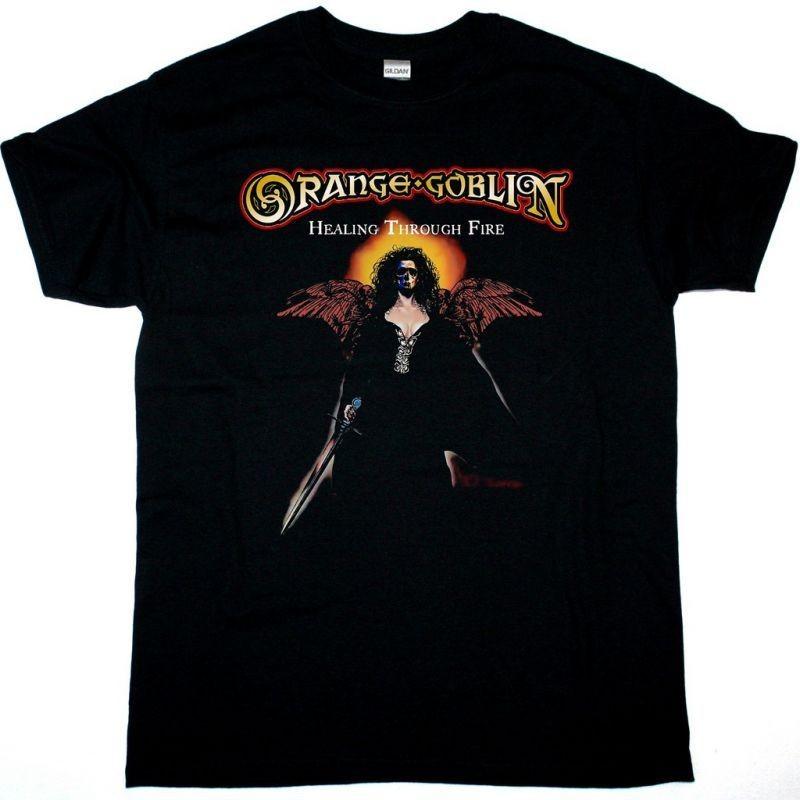 Orange Goblin Healing Through Fire Black T-Shirt XXXXL