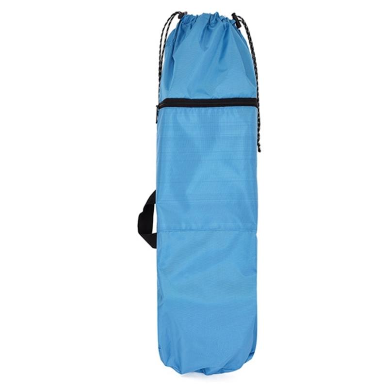 Portable Skateboard Case Carry Bag Large Capacity Skateboard Backpack Surfboard Backpack Oxfords Cloth Skateboard Bag синий