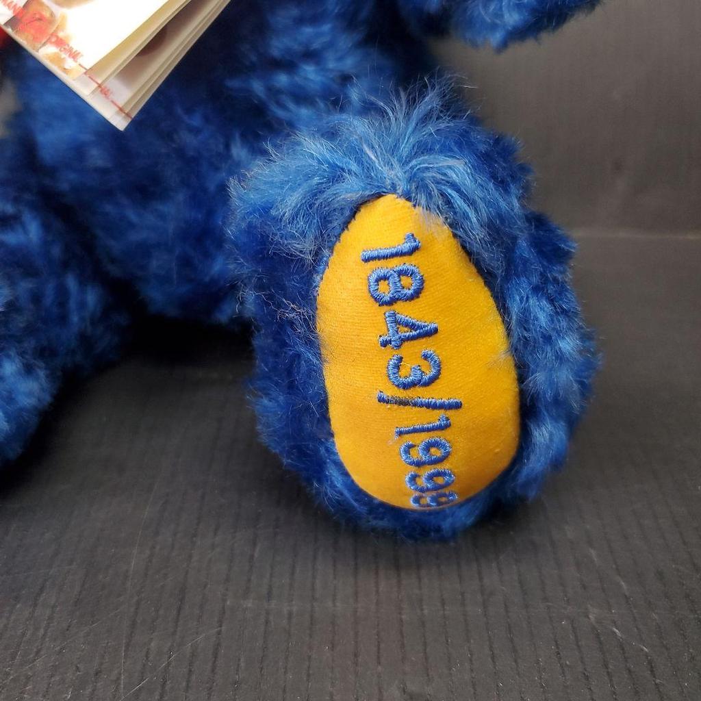 [USED] HERMANN Teddy Limited Edition 1999 Blue Teddy Bear 1843/1999