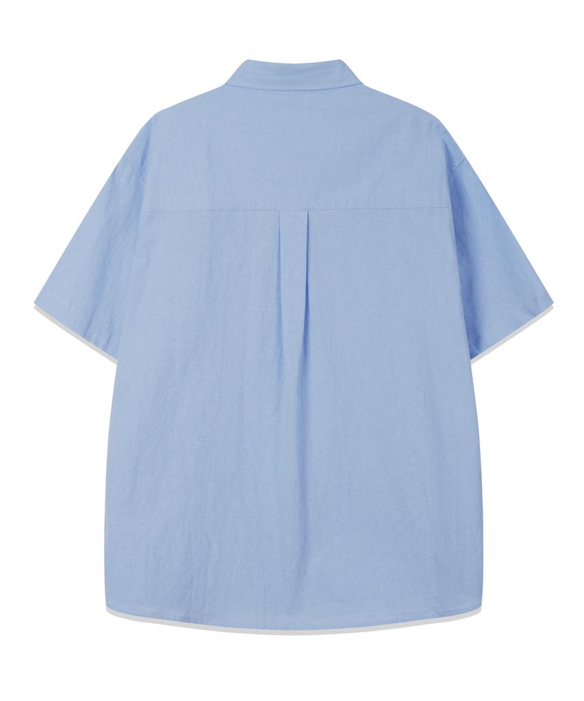 GRAYBLVD Linen-Like Combed Short Sleeve Shirt (5 Colors)