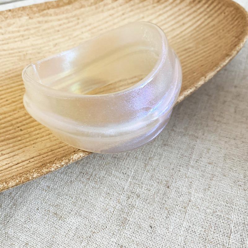 Irregular Resin Bracelet, Simple, Small and Fresh, Versatile Personality, Commuter Bracelet, Niche, High-end Sense, Gentle Jewelry Women