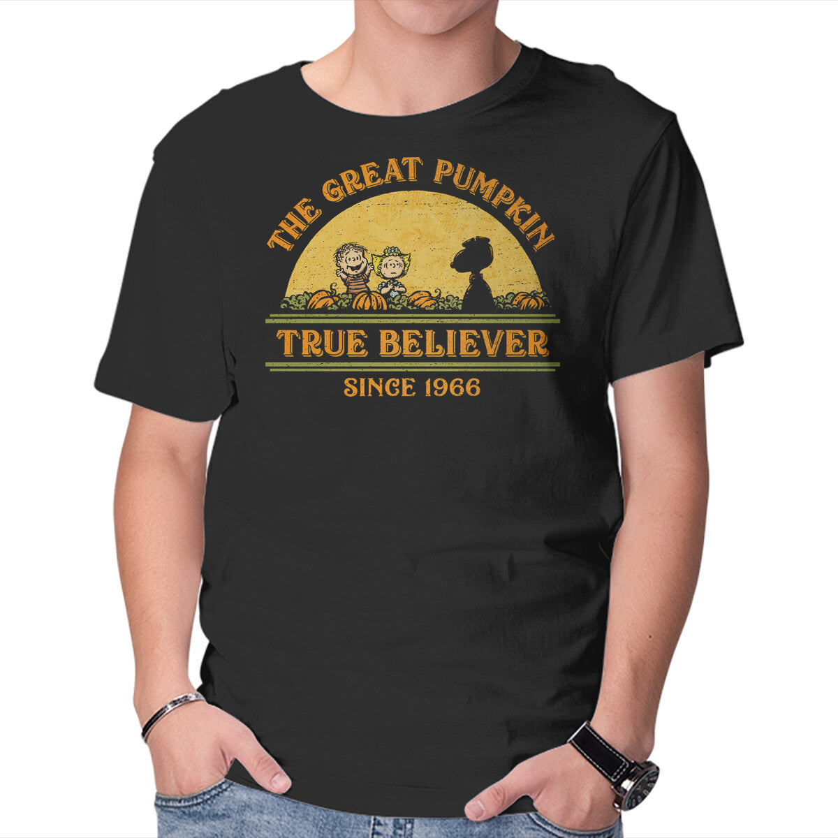 Unisex Crew Neck T-Shirt True Believer Since 1966 Graphic Short Sleeve Casual Tee XXXL