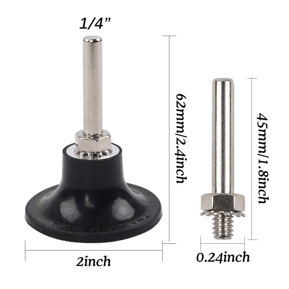 

10pcs 2 Zirconia Quick Change Sanding Discs Roll Lock R-Type Sandpaper Abrasive Disc 50mm 1/4 Holder Paint Rust Removal