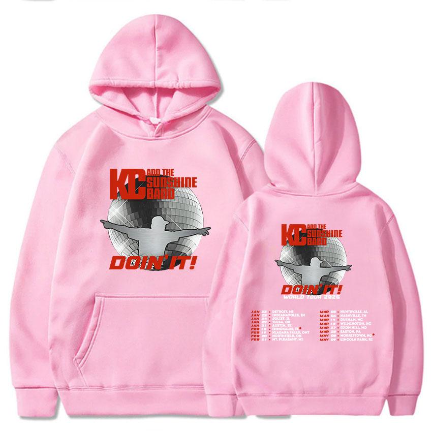 Don't It Tour 2026 Hoodies Rock Band KC and The Sunshine Sweatshirts Long Sleeve Fashion Hooded Pullovers Unisex Streetwear