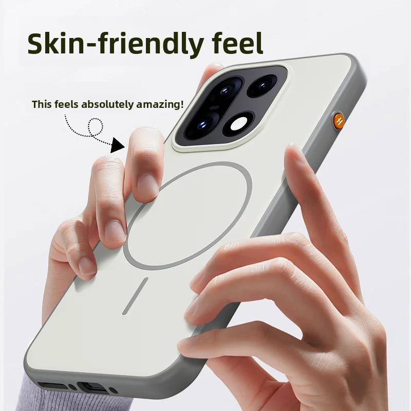 Θήκη Κινητού Για OnePlus 15 Σκληρή Σιλικόνη Skin Μαγνητική Ασύρματη Φόρτιση Προστατευτικό Πίσω Κάλυμμα Για One Plus 15 OnePlus15 Κέλυφος