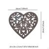 Cast Iron Trivet, Heat Resistant Metal Trivet for Pot Pan Teapot, Sturdy Plate Pad Kitchen