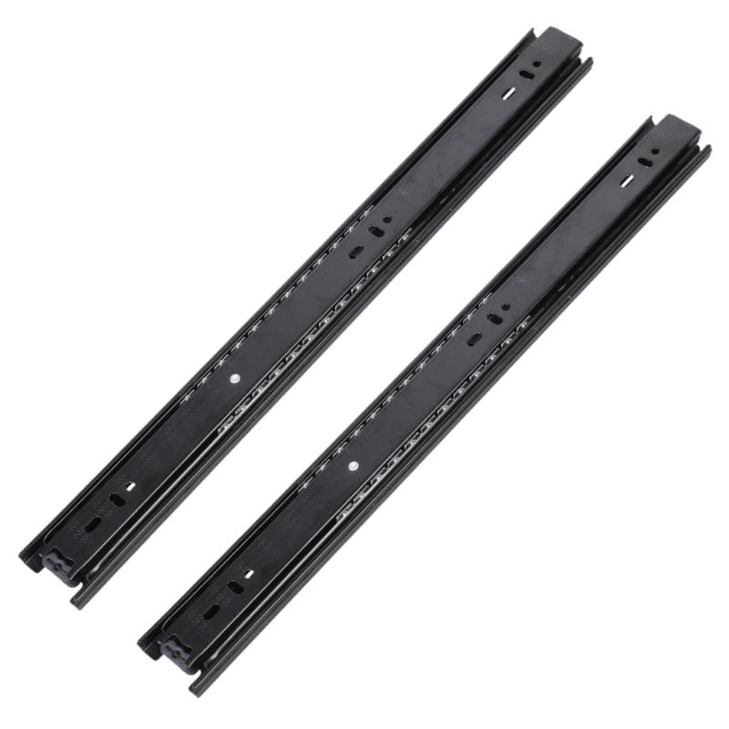1Pair Cold Rolled Steel Drawer Slides Soft Close Drawer Track Rail Cabinet Drawer Track Slide Sliding Furniture Hardware