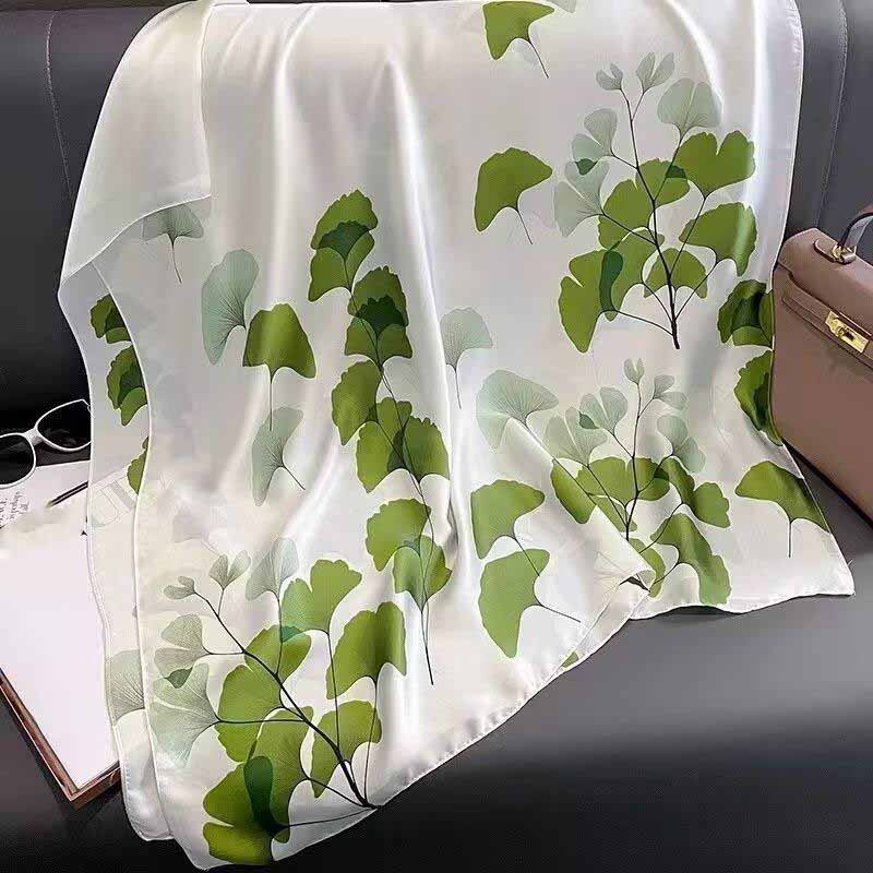 90x180cm Satin Silk-Like Scarf Oversized Women’s Summer Shawl Elegant Sun Protection Wrap & Luxury Gift
