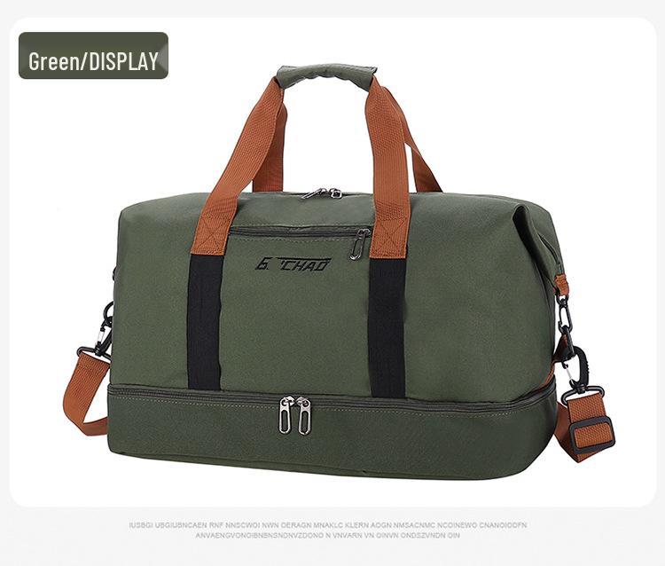 Waterproof Large Capacity Lightweight Travel Bag with Shoe Compartment for Business and Short Trips