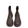 Fried Street Martin Boots Women's Small Short Boots Autumn and Winter Skinny Boots Thick-soled Heightening Chelsea Boots Elastic Boots