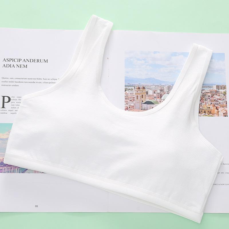 Cotton Underwear Student Bra Girls Vests Training Bra 8-16years