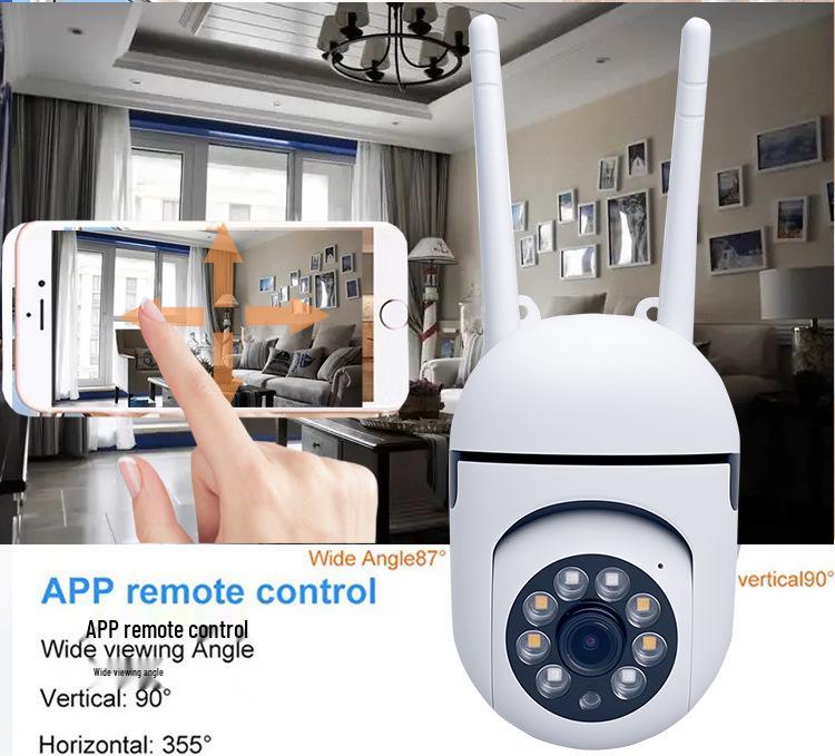 Smart WiFi 360° HD Home Camera with Night Vision & Remote Monitoring