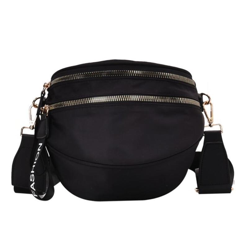 Fashion Women Waist Bag Fanny Pack Large Capacity Crossbody Chest Bags Banana Pack PU Leather Female Waist Belt Bag Phone Pack