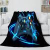 Gamepadová deka Módní flanelová deka na postel pohovku přehoz Bytový textil Hráč Děti Dospělí Dárek King Queen Size