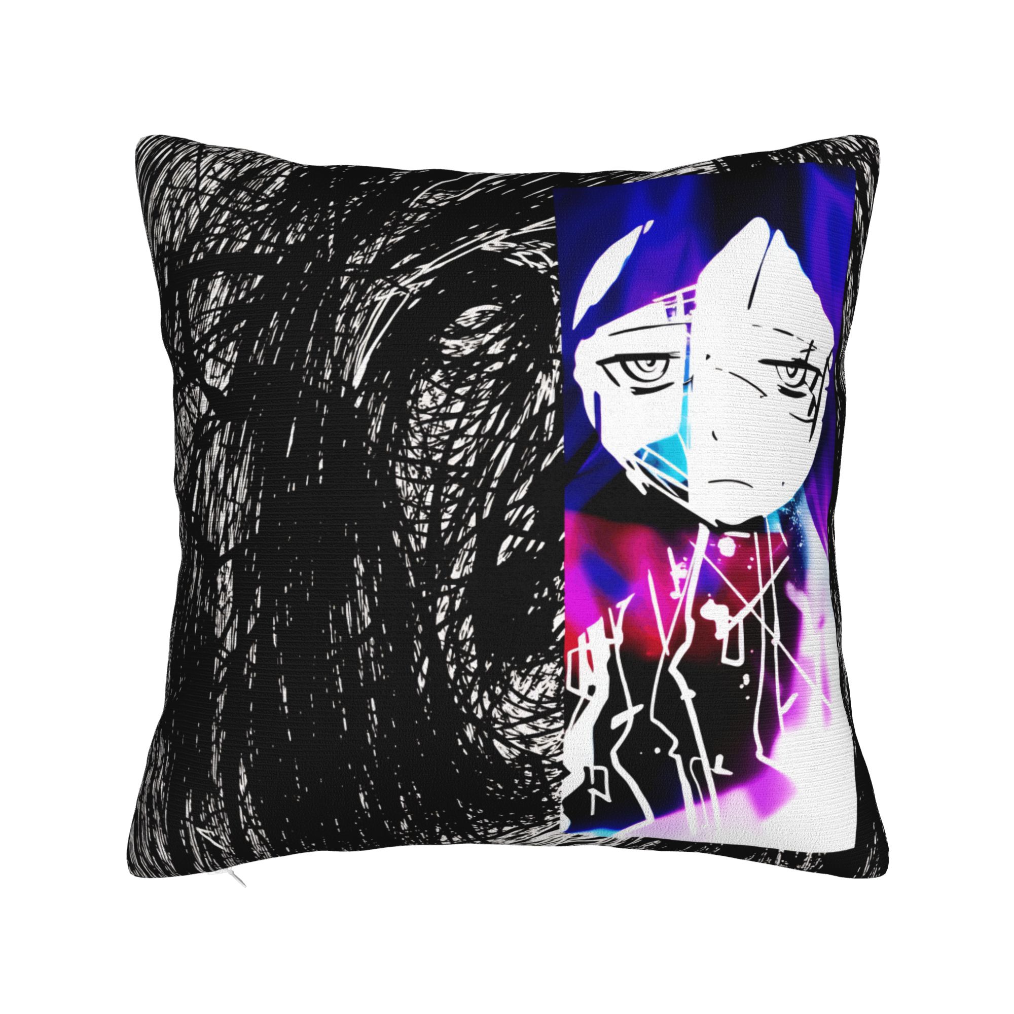 

Singer Sewerslvt Manga Printed Pillowcases Cute Funny Pillow Case For Wedding Party Home Decor Soft Pillow Cover 12x12Inch