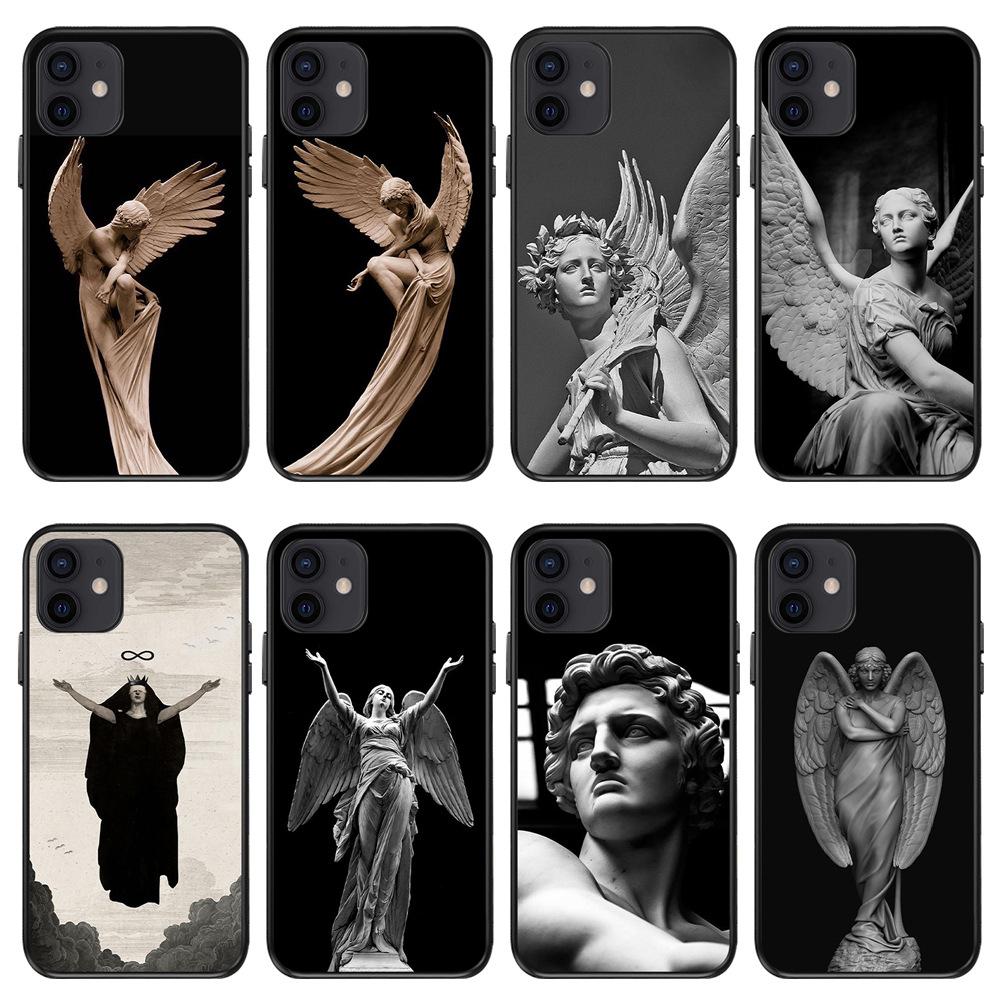 

Мягкий модный анимационный телефон для Iphone XR 11 Max 6s X XS Pro 8 7 Plus 6 14 13 12, прямой чехол из мини-ТПУ 12/12pro(6.1) полевой шпат