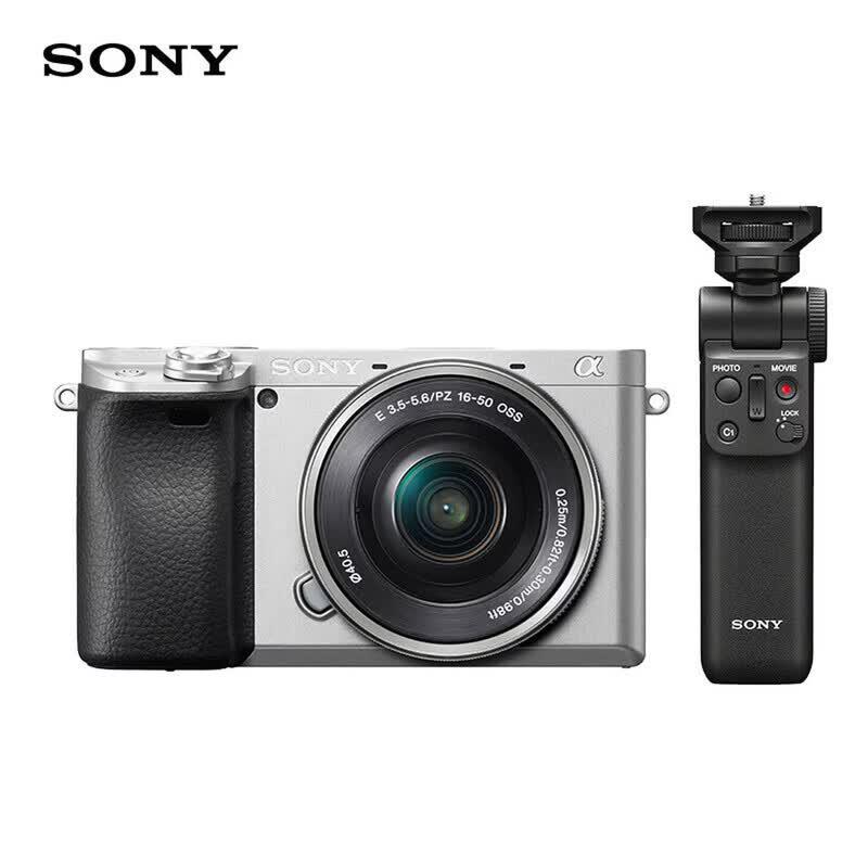 Sony Alpha a6400 APS-C Mirrorless Camera with GP-VPT2BT Bluetooth Shooting Grip (CN version)