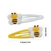 5pcs Soft Silicone Hairpins For Girls Slip Comfortable Party School