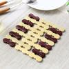 1pc Bamboo Placemats Heat-Resistant Place Mats Dinner Table Mats Trivets Dishes Pad for Kitchen Table
