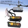 Industrial Wireless Crane Remote Control Kit DC24V Electric Lift Hoist Transmitter Receiver with Lock 2 Handle YU 6