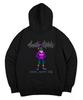 Street Santa Purple Hoodie Black_8181