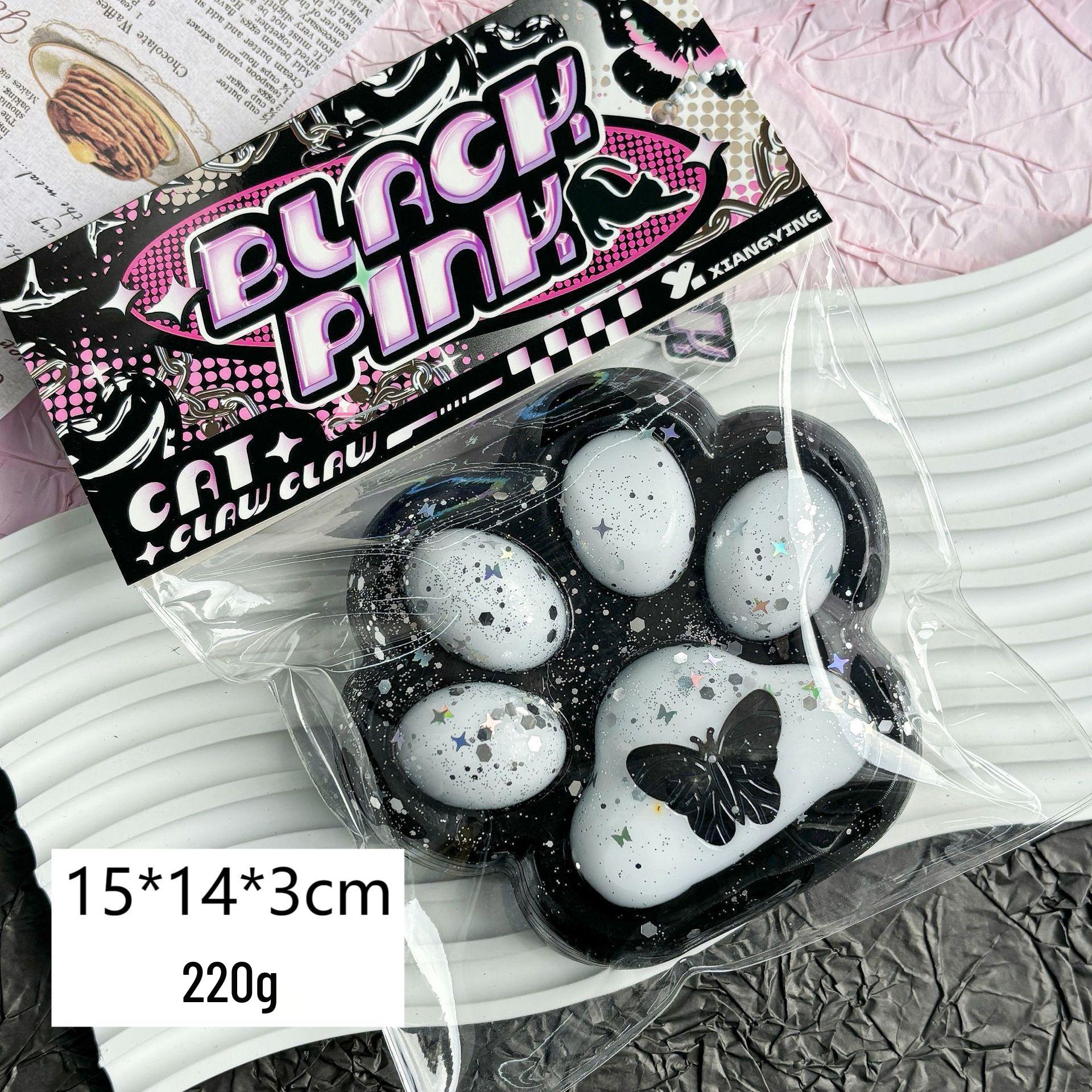 

Гигантская темная кошачья лапа игрушка для снятия стресса - 15X14X3 гнилая грязь для сжимания