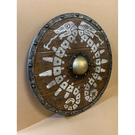 Medieval Bjorn Ironside Battleworn Viking Shield IID Knight Templar Gift