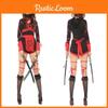 Stylish Women Ninja Cosplay Jumpsuit For Halloween Costume And Party Wear
