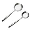Stainless Steel Skimmer Strainer,Multifunctional Fat Skimmer Spoon Fine Mesh Food Strainer for Greases, Gravy and Foams