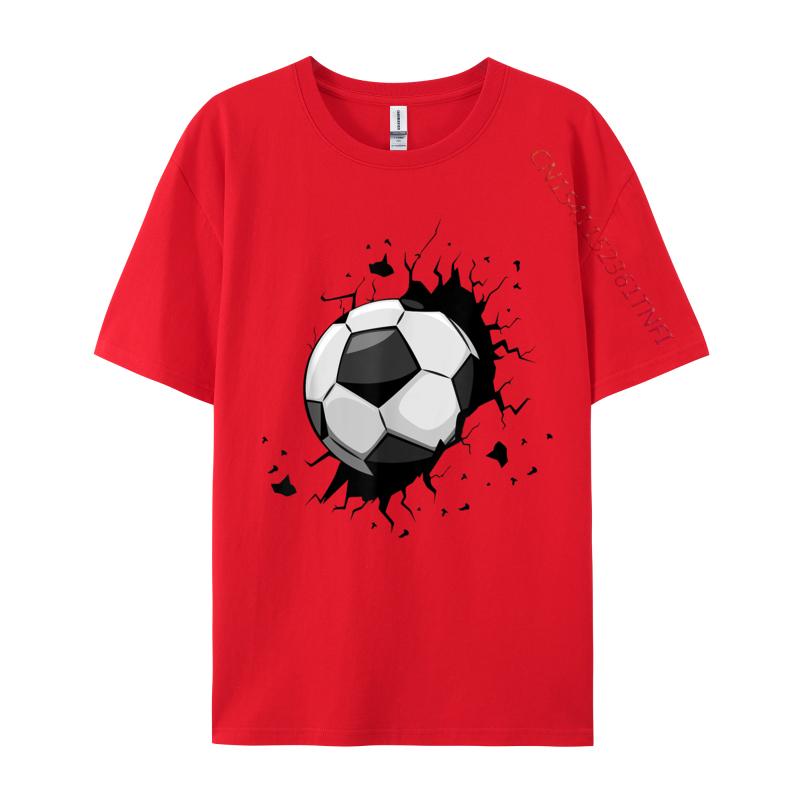 Fußballspieler Fußballmannschaft Sport Fußball Technischer Support Computer-Ass Programmierer Reines Baumwoll-T-Shirt Geek-T-Shirts