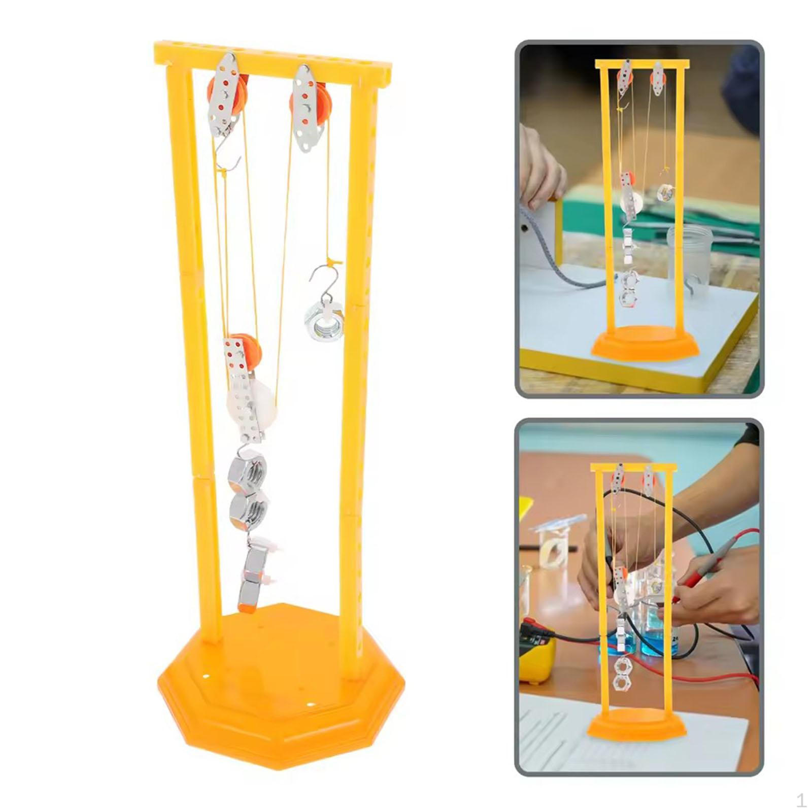 Pulley Block Set Learning Set,Physics Experiment Physical Model Teaching Props,Demonstrator for Home