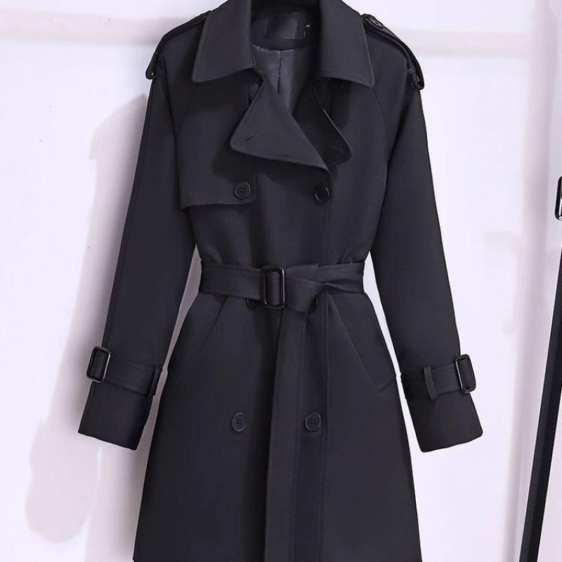 Trenchcoat Damen neuer Frühling und Herbst kleiner Sinn mittlerer und langer Taille Temperament beliebter Mantel dieses Jahr