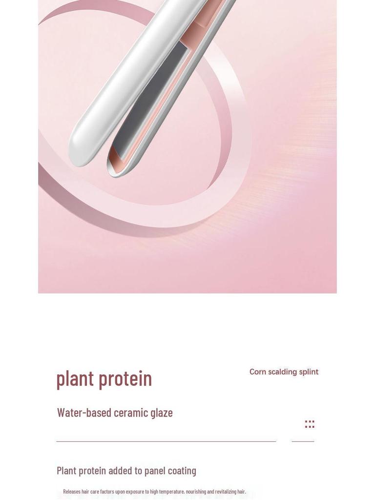 Wireless Charging Mini Hair Straightener & Curler