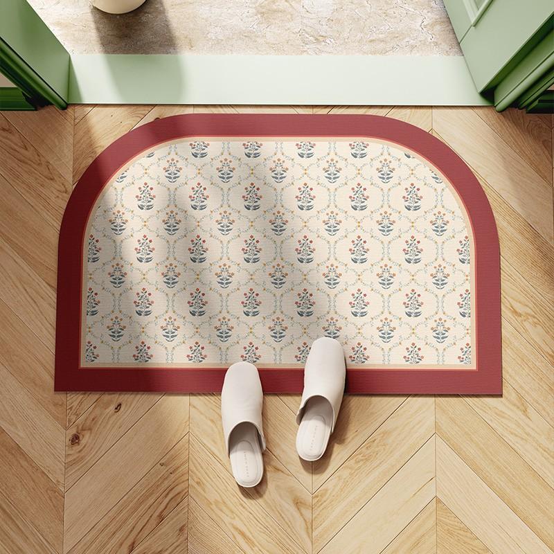 American Retro Diatom Mud Floor Mat Cushion Household Toilet Bathroom Door Non-Slip Floor Mat Toilet Quick Drying Water Absorption