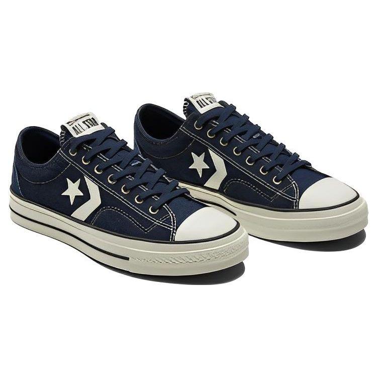 Converse Star Player 76 Slip Resistant Durable Low Top Skate Shoes Unisex Sneakers Denim-Blue A05185C