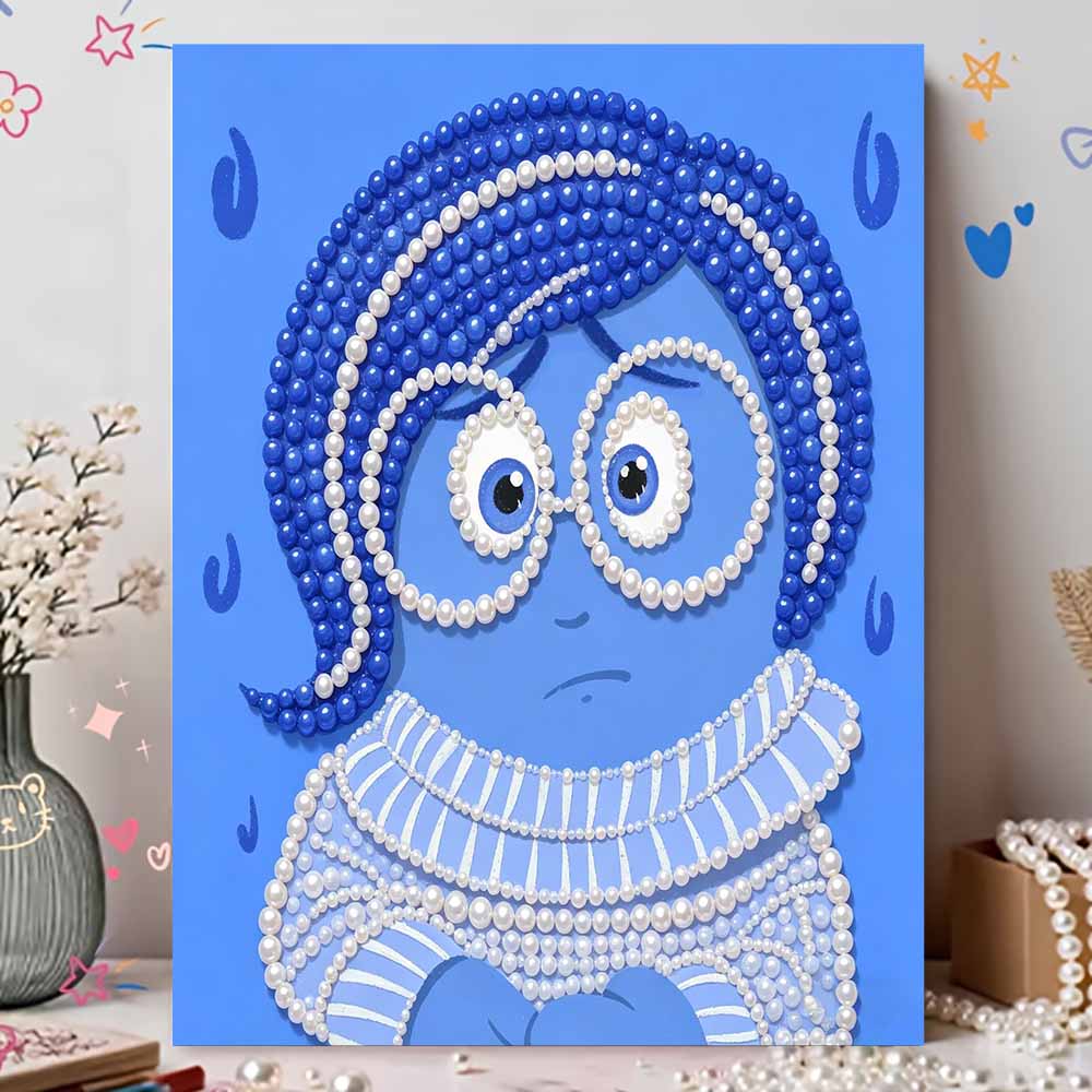 Disney Pearl Painting Inside Out Art Kit Adult Beginner Home Wall Decor Special Shape