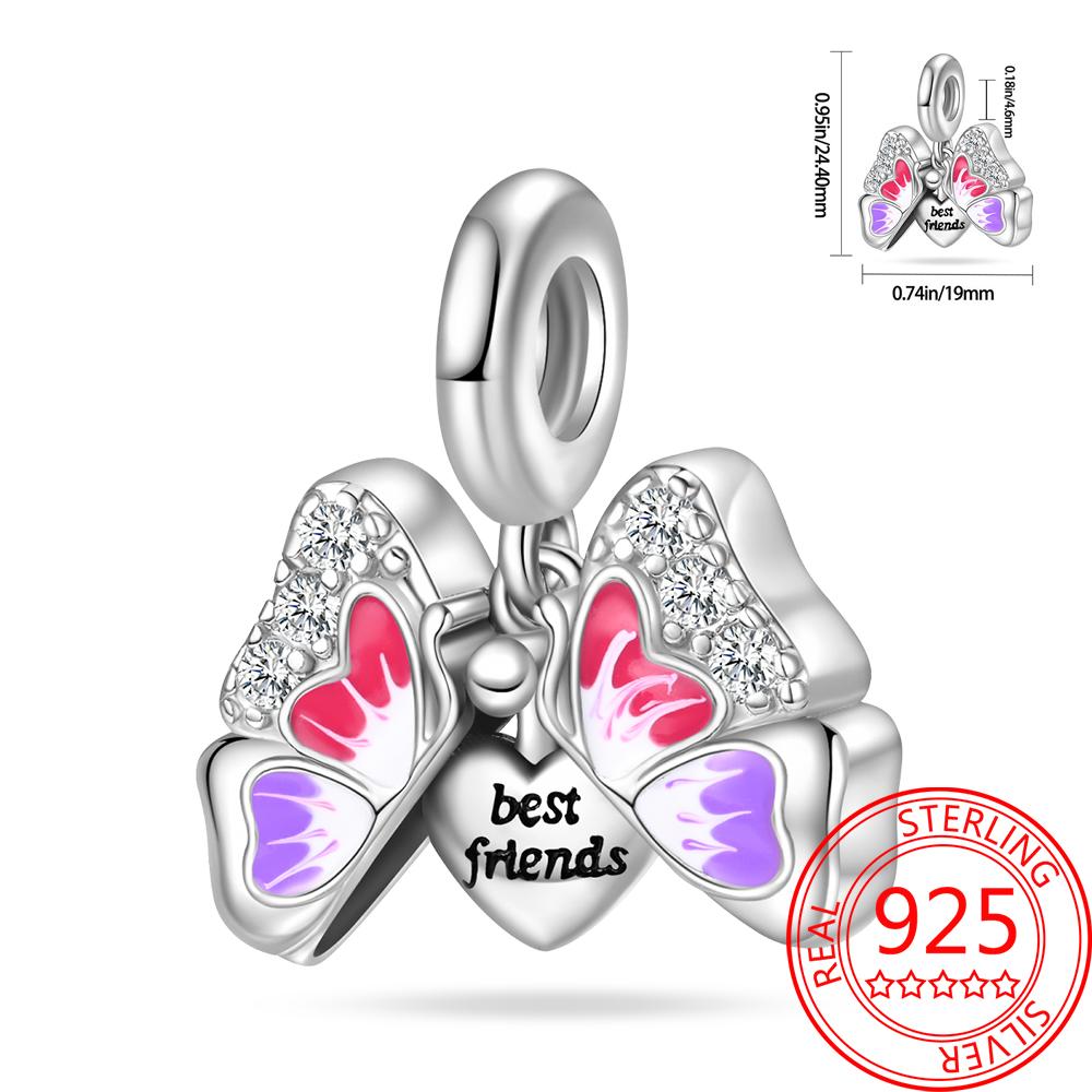 Colorful Copper Colorful Animals Parrot Rabbit Puppy Charm Pendant Fit Dly Bracelet Necklace Boutique Handmade Gift