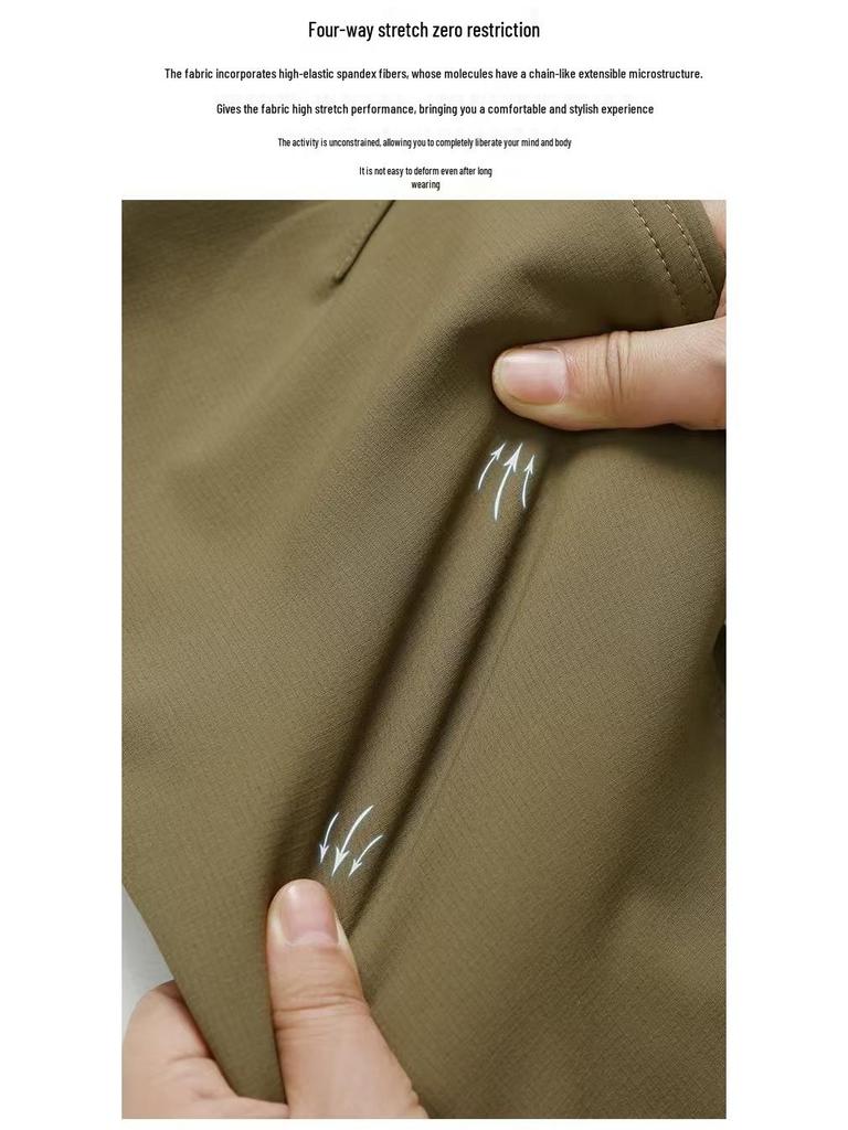 Tsutaya High-End Urban Outdoor Fleecem podšívkované Softshellové Větruodolné Pracovní a Turistické Kalhoty