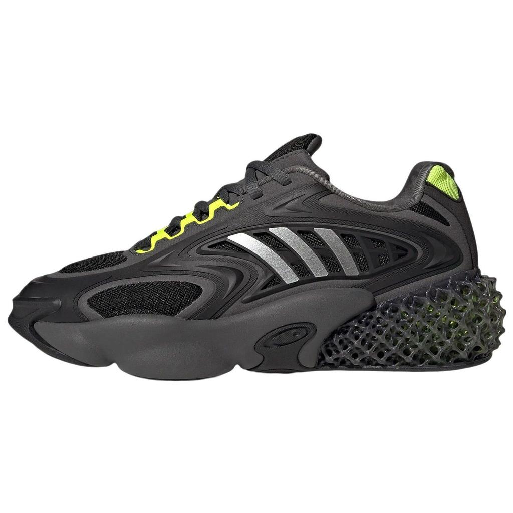 Adidas 4D Krazed Black Solar Yellow Unisex Sneakers Core-Black Silver-Metallic GX9595