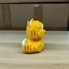 Little Yellow Duck Assembly Building Blocks Toys Party Gifts Animal 3D Model Micro Mini Diamond Bricks Pig Panda Hamster Snail