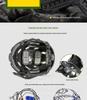 FAST Tactical Helmet with Adjustable Camouflage Cover - Breathable Military CS Protective Gear