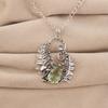 Green Amethyst Silver Pendant, 925 Sterling Silver Amethyst Gemstone Jewelry For Wedding Gift CP-42-11