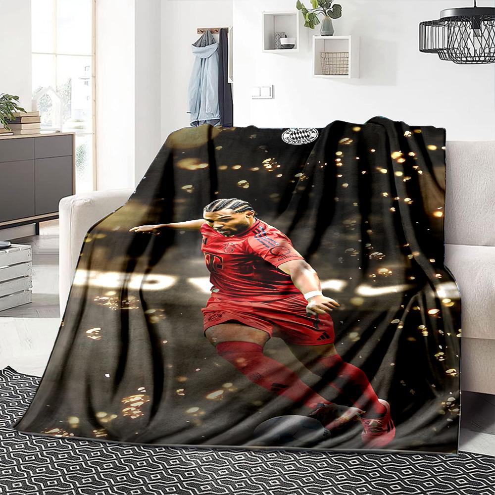 Soccer Celebration Moment Blankets Flannel Printed Breathable Warm Throw Blanket for Home Office Bedspreads 0708a70