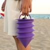 3D Printed Beach Sand Safe with Keys for AirTag Heavy Duty Beach Blanket Keys Phone Cash Valuables Storage Concealed Lock Box