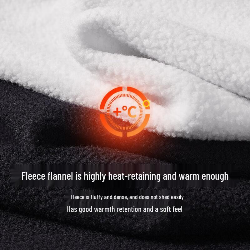 SEPTWOLVES Men's Winter Fleece Pullover Sweatshirt