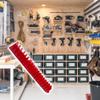 Wrench Organizer Rack Set  Wrench Rack Holder 23PCS Capacity Multifunctional Compact ABS Magnetic Modular Wrench Organizer Black