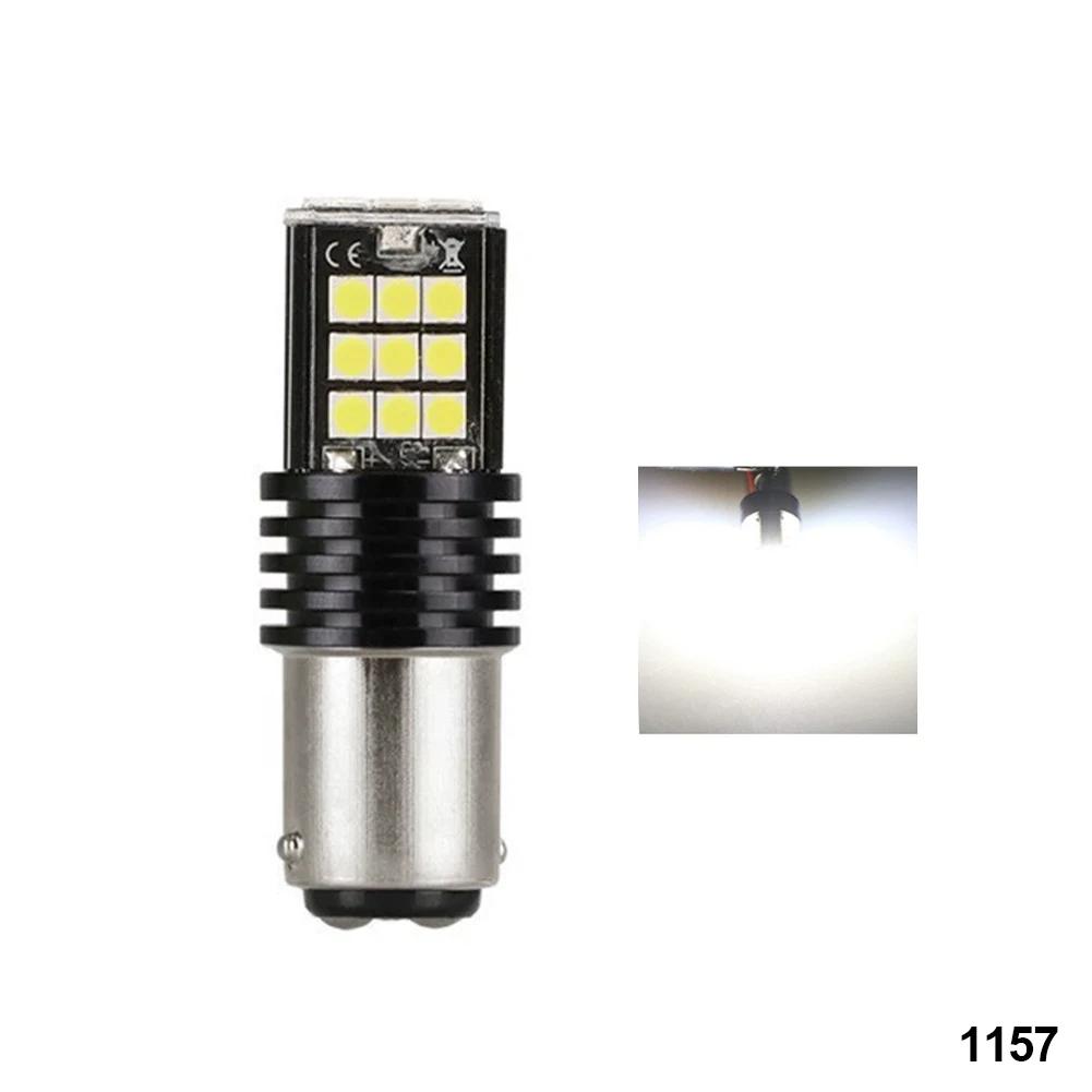 Car LED Reversing Lights Parking Brake Lights Turn Signal Lights White Red BA15S LED 1156 1157 7440 BAY15D Bulb 3030 Bulbs