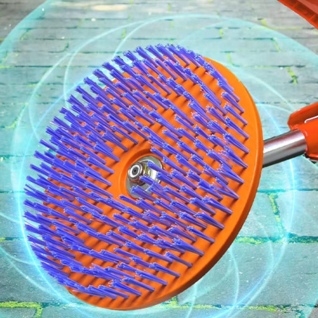 Scrub Brush Head Outdoor with Pole Socket Stiff Multi-Purpose for